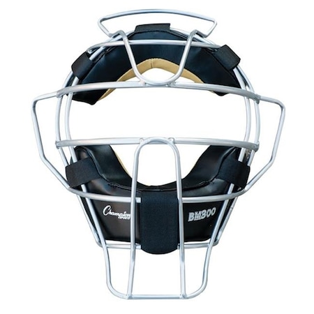 Champion Sports Champion Sports BM300SL Ultra Lightweight Umpire Face Mask; Silver BM300SL